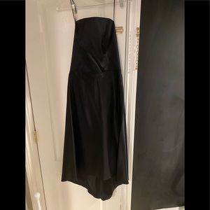 ABS Allen Schwartz Black Strapless Dress